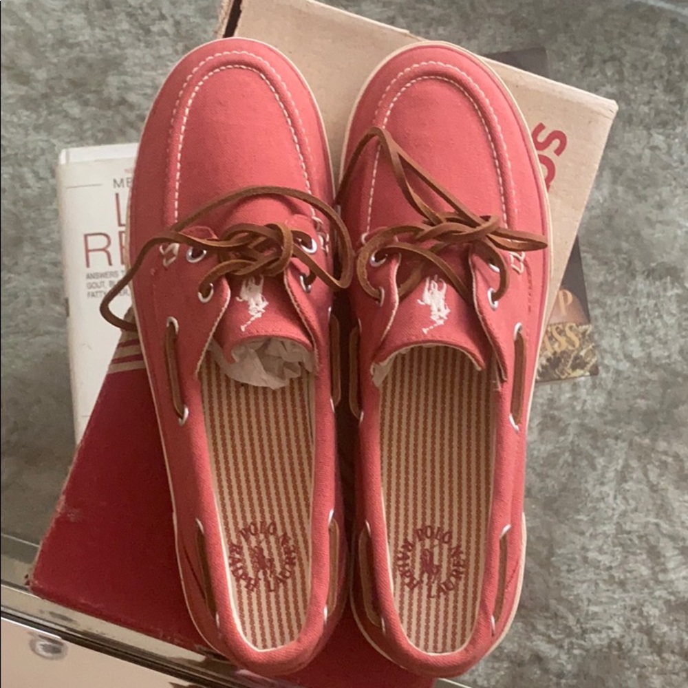 Worn once polo men’s loafers